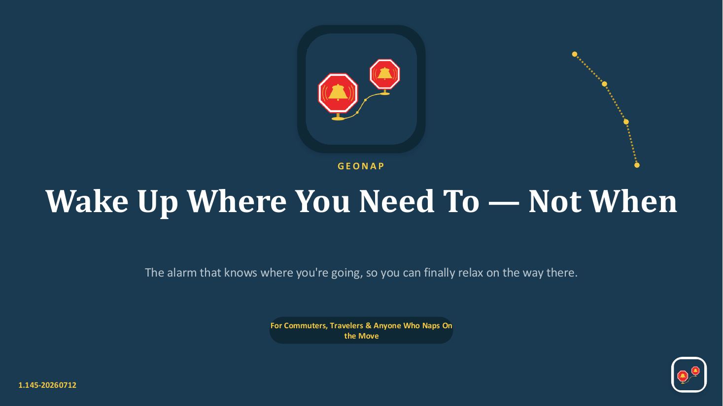GeoNap slide deck, slide 1 of 19